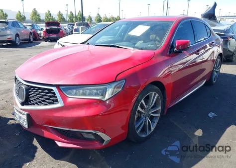 2019 Acura Tlx Advance Pkg из США, поврежденный, VIN 19UUB2F87KA005375